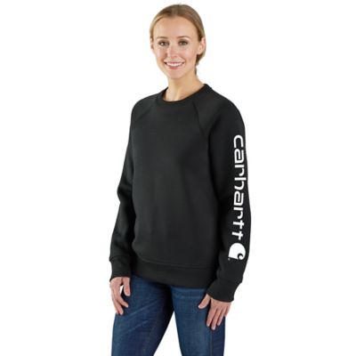 Carhartt Women's Relaxed Fit Midweight Graphic Crew Neck Sweatshirt, 106718-N04