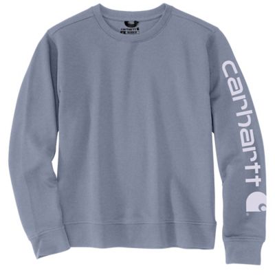 Carhartt Women's Relaxed Fit Midweight Graphic Crew Neck Sweatshirt, 106718-N04
