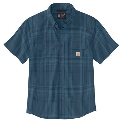 Carhartt Men's Loose Fit Midweight Plaid Short-Sleeve Shirt