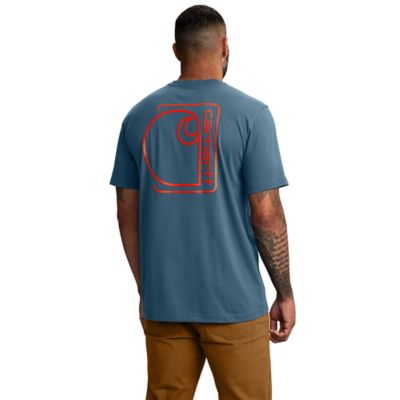 Image showing  Men's Relaxed Fit Lightweight C Graphic Short-Sleeve Pocket T-Shirt