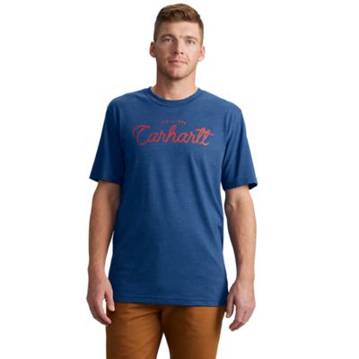 Image showing  Men's Relaxed Fit Lightweight Script Graphic Short-Sleeve T-Shirt