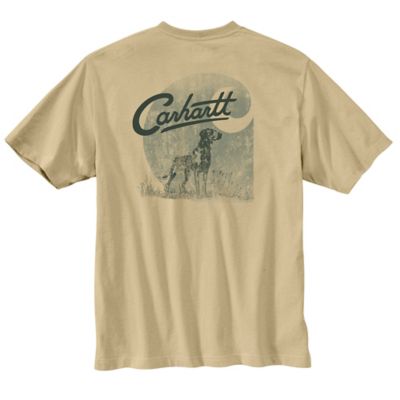 Carhartt Men's Relaxed Fit Lightweight Dog Graphic Short-Sleeve Pocket T-Shirt