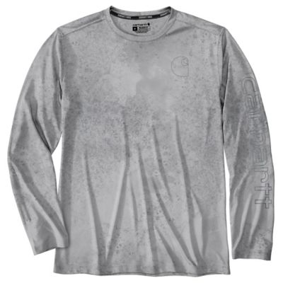 Carhartt Men's Force Sun Defender Lightweight Print Long-Sleeve T-Shirt