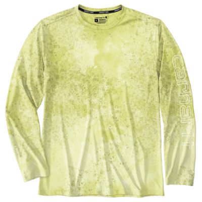 Carhartt Men's Force Sun Defender Lightweight Print Long-Sleeve T-Shirt
