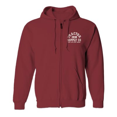 Tractor Supply Mens 1938 For Life Full Zip Hoodie