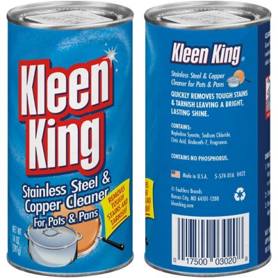 Image showing  Stailess Steel & Copper Cleaner for Pots & Pans, 4 pk.