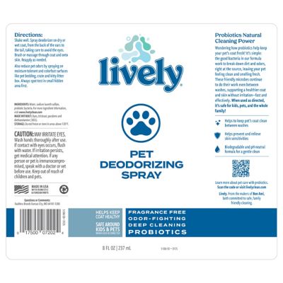 Image showing  Pet Deodorizing Spray