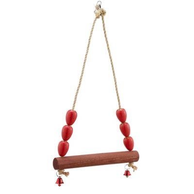 Image showing  Wood Board Swing Round Perch