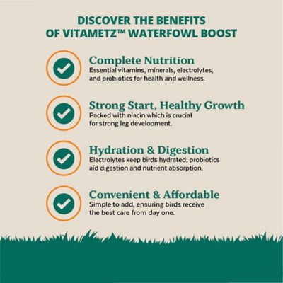 Image showing 5 th Metzer Farms VitaMetz Waterfowl Boost Supplement, 4 oz.