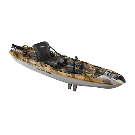 Pelican Catch Mode 110 Premium Angler, Sit-On-Top Fishing Kayak, HyDryve Pedal System & Comfortable Ergocast seat, 10 ft