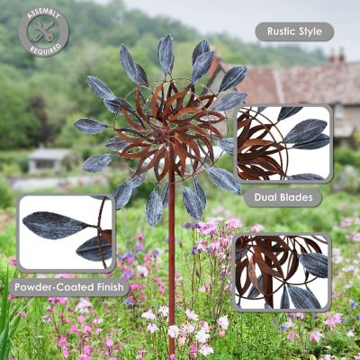Limehill Wind Spinner For Garden And Yard Large Metal Kinetic | Seychelles