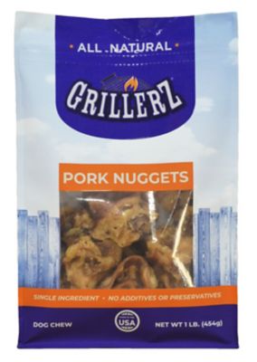 Grillerz Pork Nuggets Dog Treats, 1 lb.