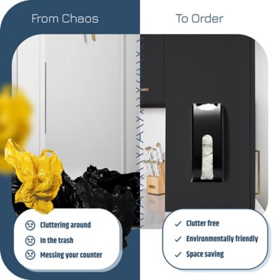 Image showing  Wall Mount Plastic Bag Organizer