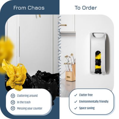 Image showing  Wall Mount Plastic Bag Organizer