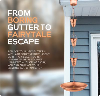 Image showing  Copper Hammered Anchoring Basin