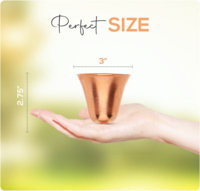 Image showing  Copper Rain Chain - Bell, 3 ft.