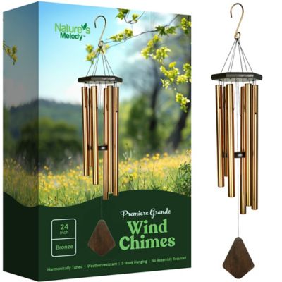 Nature's Melody Primiere Grande Tuned Wind Chime, 24 in. Bronze