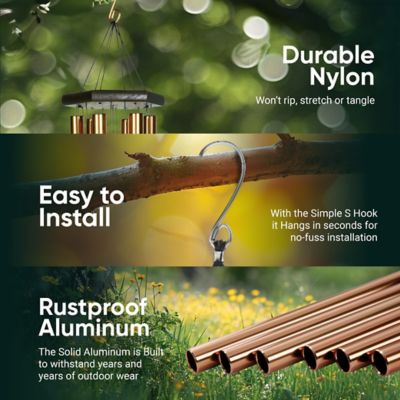 Image showing 6 th Nature's Melody Primiere Grande Tuned Wind Chime, 36 in. Bronze