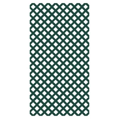 Barrette Outdoor Living 4 ft. x 8 ft. Woodland Green Garden Vinyl Lattice