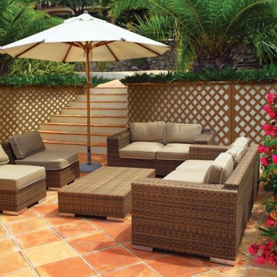Image showing  4 ft. California Redwood Vinyl Lattice Cap (2-Pack)