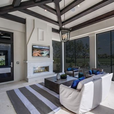 Image showing 5 th FREESTYLE 4 ft. x 8 ft. Black Privacy Diamond Vinyl Lattice