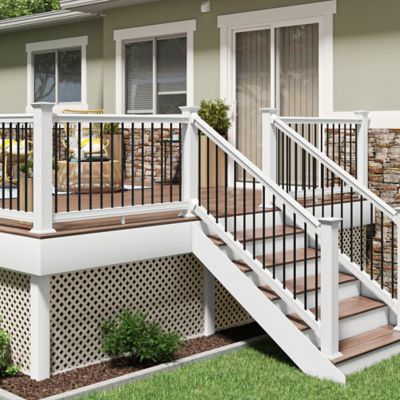 Image showing 5 th FREESTYLE 4 ft. x 8 ft. Clay Diamond Vinyl Lattice