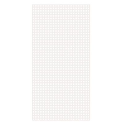 Barrette Outdoor Living 4 ft. x 8 ft. White Privacy Square Vinyl Lattice