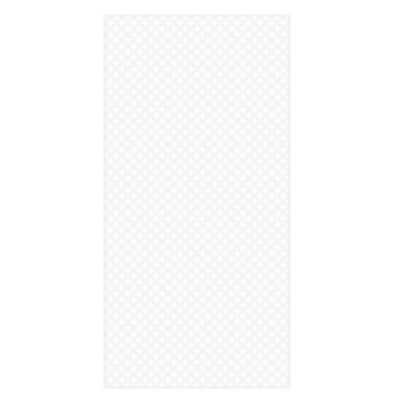 FREESTYLE 4 ft. x 8 ft. White Privacy Diamond Vinyl Lattice