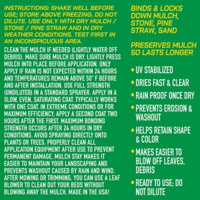 Image showing  9 lb. MULCH STAY Mulch and Stone Glue/Preservative