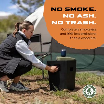 Image showing  Firestorm Series I Black Propane Fire Pit