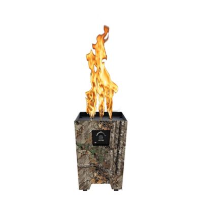 Live Outdoor Firestorm Series I Realtree Timber Propane Fire Pit