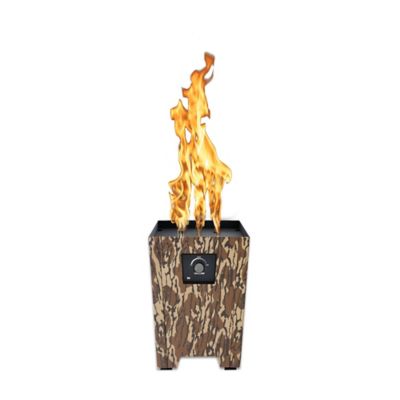 Live Outdoor Firestorm Series I Mossy Oak Bottom Land Propane Fire Pit