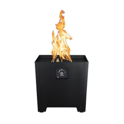 Live Outdoor Firestorm Series II Black Propane Fire Pit