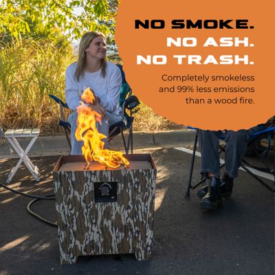 Image showing  Firestorm Series II Blue Propane Fire Pit