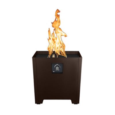 Live Outdoor Firestorm Series II Bronze Propane Fire Pit