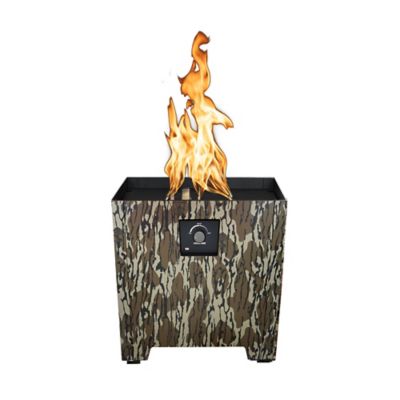 Live Outdoor Firestorm Series II Mossy Oak Bottom Land Propane Fire Pit