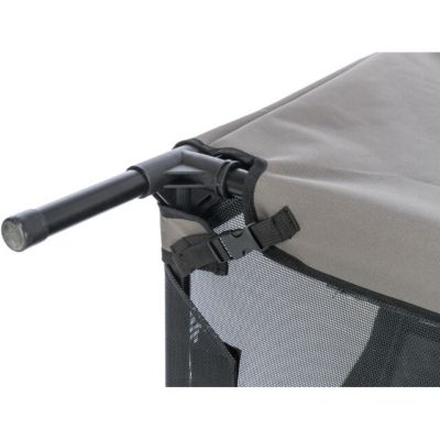 Image showing 6 th TRIXIE 2-in-1 Elevated Dog House, Portable Pet Camping Cot & Tent, Raised Bed & Dog Shade