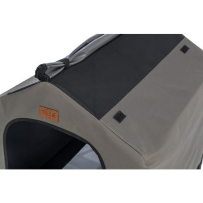 Image showing 7 th TRIXIE 2-in-1 Elevated Dog House, Portable Pet Camping Cot & Tent, Raised Bed & Dog Shade