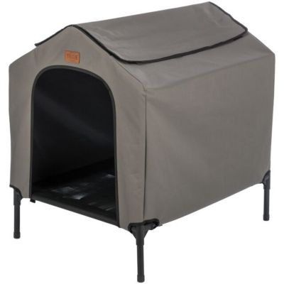 Image showing 14 th TRIXIE 2-in-1 Elevated Dog House, Portable Pet Camping Cot & Tent, Raised Bed & Dog Shade