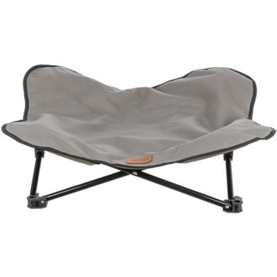 TRIXIE Camping Cot for Dogs, Elevated Dog Bed, Folding Padded Pet Bed, Raised Travel Lounger