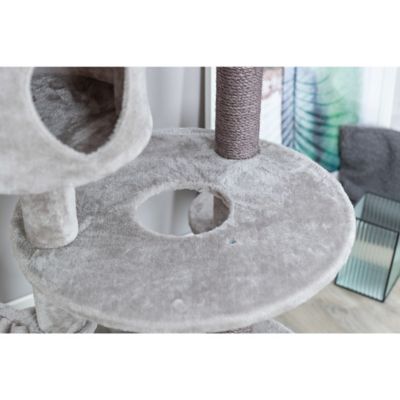 Image showing 6 th TRIXIE Anna 50 in. Cat Tree, Scratching Posts, Cat Tower with Condos, Hammocks, Platforms, Hanging Cat Toy