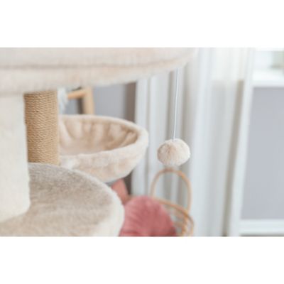 Image showing 5 th TRIXIE Anna 50 in. Cat Tree, Scratching Posts, Cat Tower with Condos, Hammocks, Platforms, Hanging Cat Toy