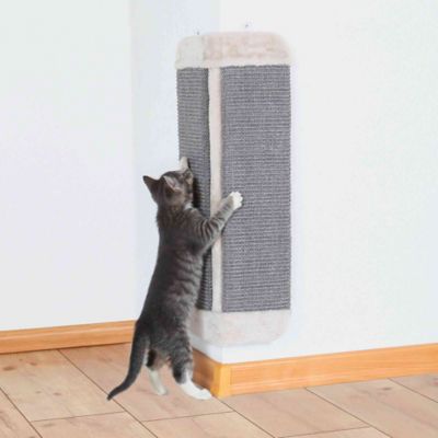 Image showing  Wall Mount Scratching Board for Corners, Vertical Scratching Mat for Small Places, Sisal Cat Scratcher