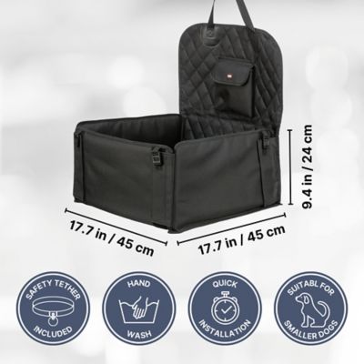 Image showing  Pet Lite Car Seat for Small Dogs, Dog Booster Seat, Travel Pet Bed, Ideal for Small Dogs and Cats