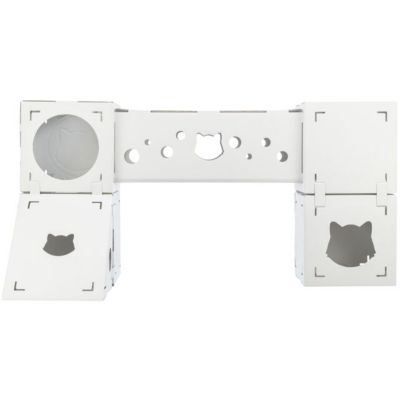 Image showing 11 th TRIXIE Finca Felice Modular Cardboard Cat Condo, Indoor Cat Play Tower, Corrugated Cat House, Cat Hideout