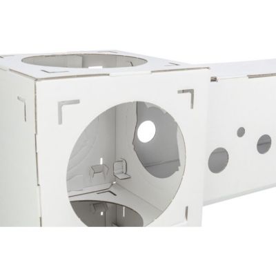 Image showing 13 th TRIXIE Finca Felice Modular Cardboard Cat Condo, Indoor Cat Play Tower, Corrugated Cat House, Cat Hideout
