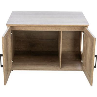 Image showing 11 th TRIXIE XL Farmhouse Litter Box Enclosure Furniture, Indoor Cat House, Hidden Cat Litter Box, Cat Washroom