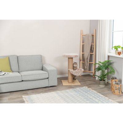 Image showing  Mauricio 33 in. Cat Tree with Sisal Scratching Post, Plush Perch & Hanging Hammock, Cat Scratcher