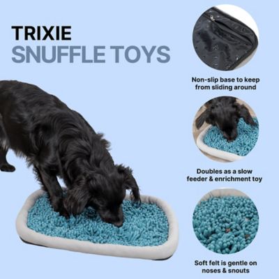 Image showing  Snuffle & Seek Plate, Sniff Mat, Interactive Feeding Game, Slow Feeder, Level 1 Enrichment Puzzle for Dogs & Cats