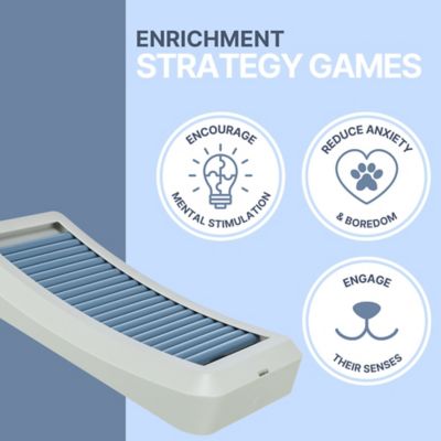 Image showing 6 th TRIXIE Rod Board Level 1 Strategy Game, Beginner Dog Puzzle Toy, Enrichment & Interactive Play, Dog Treat Toy
